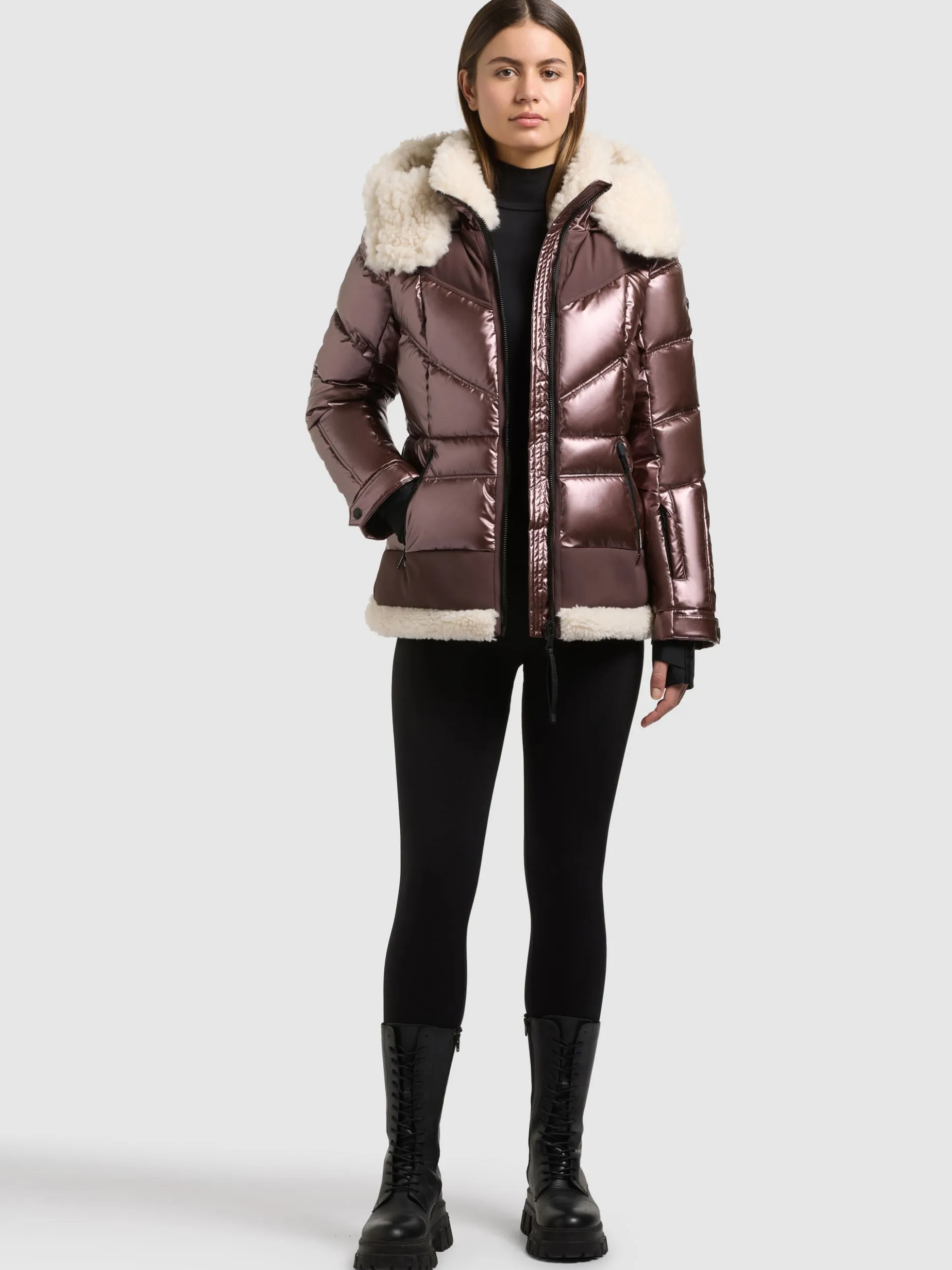 Jacke ADRIENNE LIQUID CHERRY