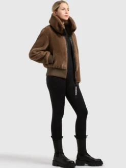 Jacke ANAHI RED BROWN