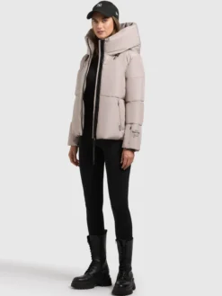 Jacke AUDREY MATT DUSTY BEIGE