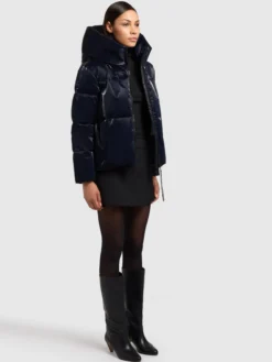 Jacke AUDREY SHINY MIDNIGHT BLUE