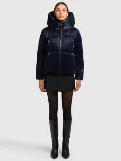 Jacke AUDREY SHINY MIDNIGHT BLUE