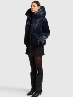 Jacke AUDREY SHINY MIDNIGHT BLUE