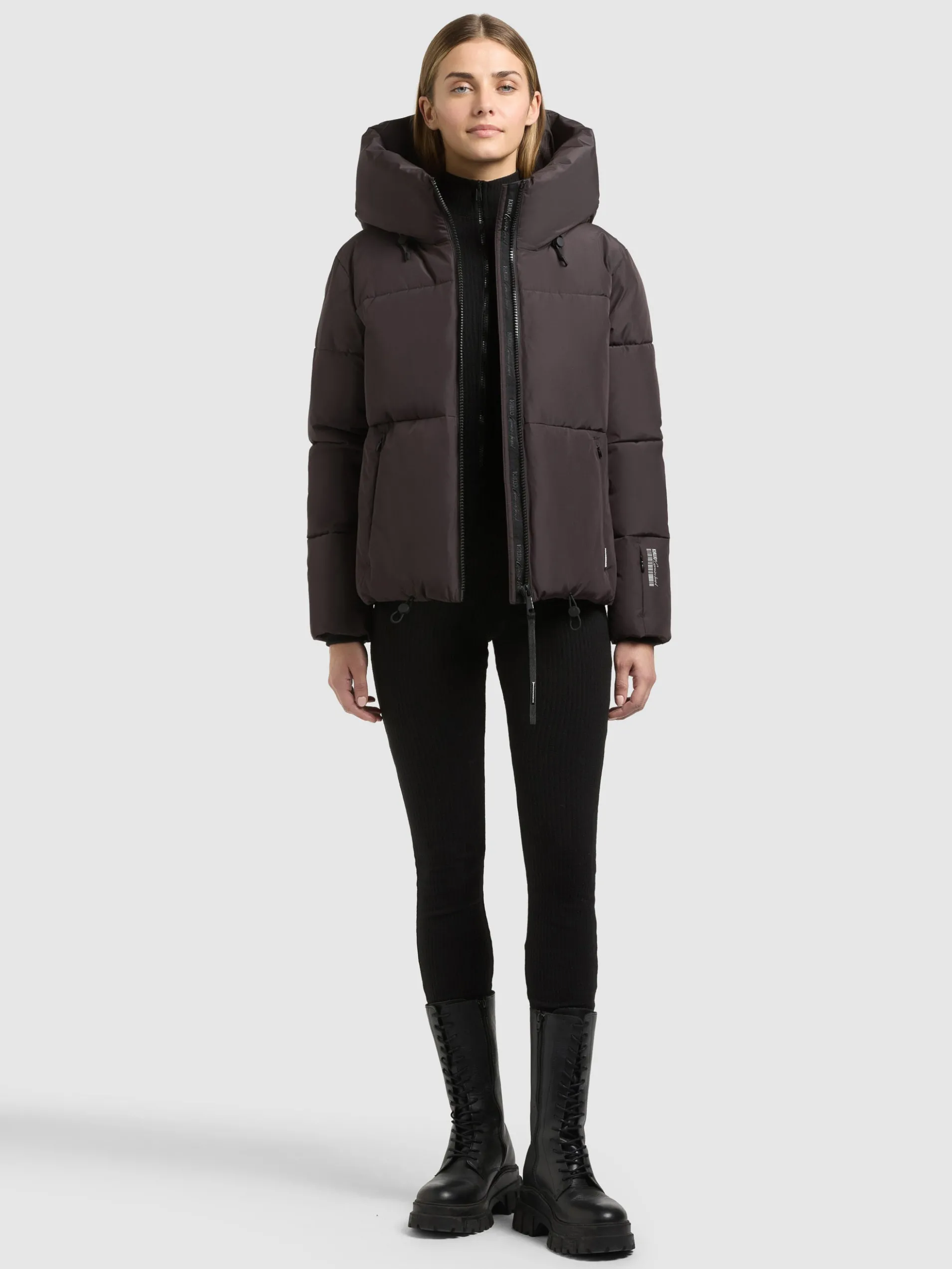 Jacke AUDREY2 WITH GLOVES MOODY PLUM