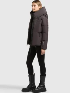 Jacke AUDREY2 WITH GLOVES MOODY PLUM