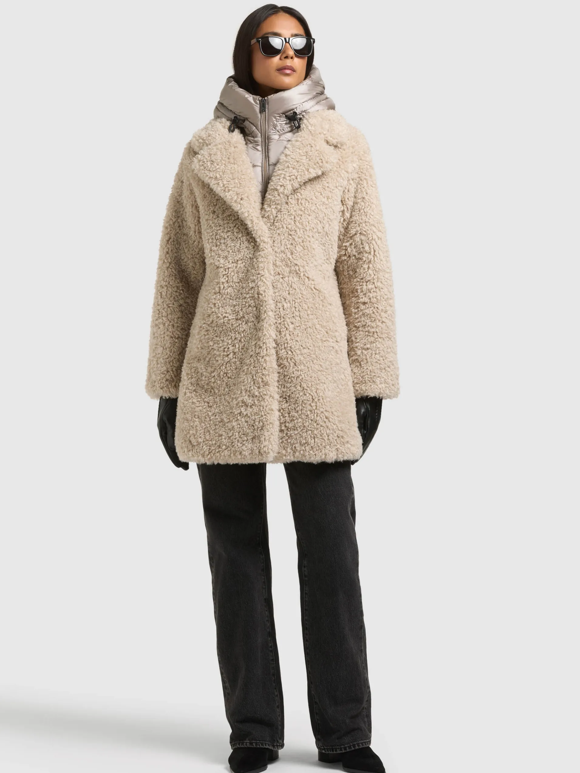 Jacke BRIANA - 2IN1 (Einsatz herausnehmbar) TAUPE