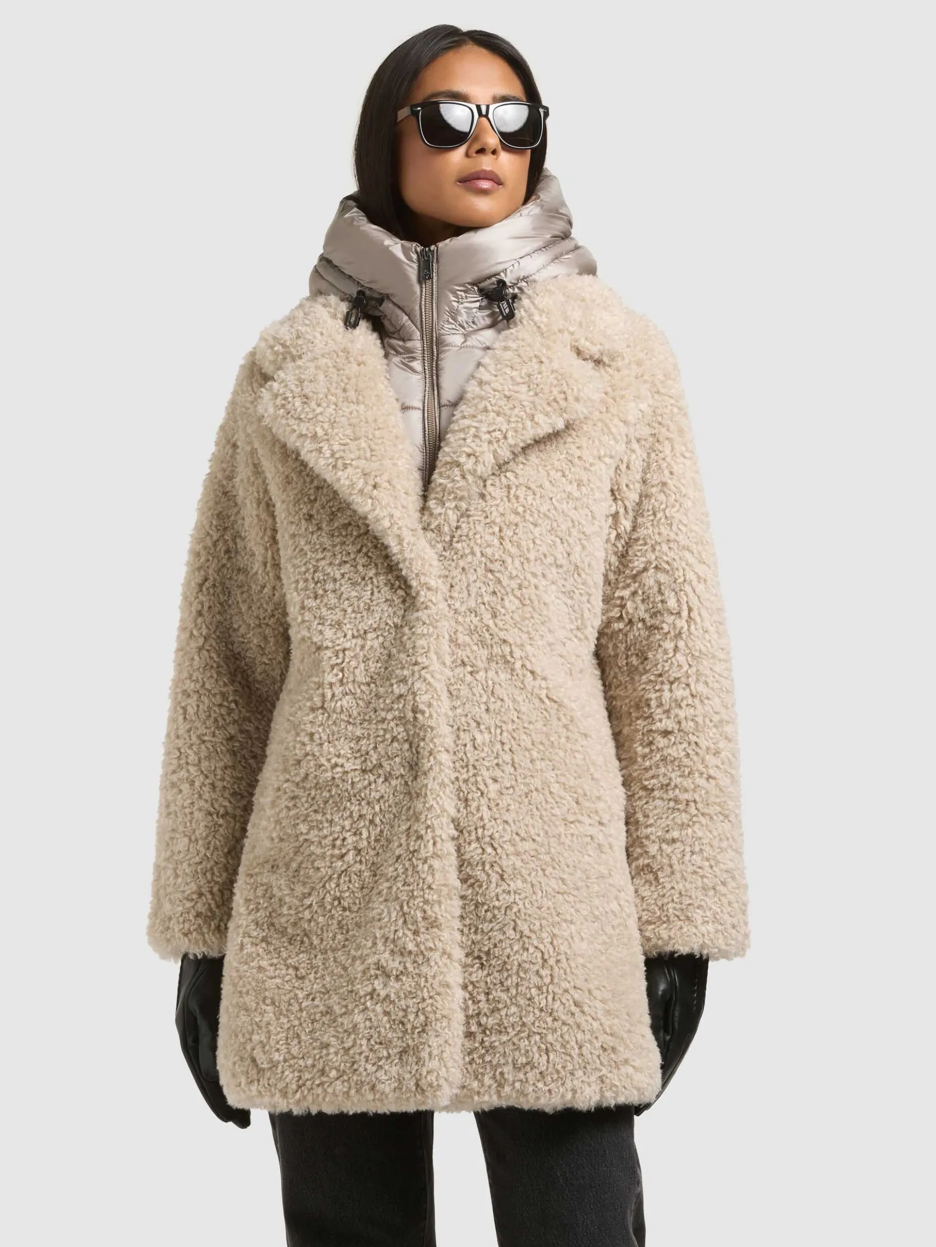 Jacke BRIANA - 2IN1 (Einsatz herausnehmbar) TAUPE