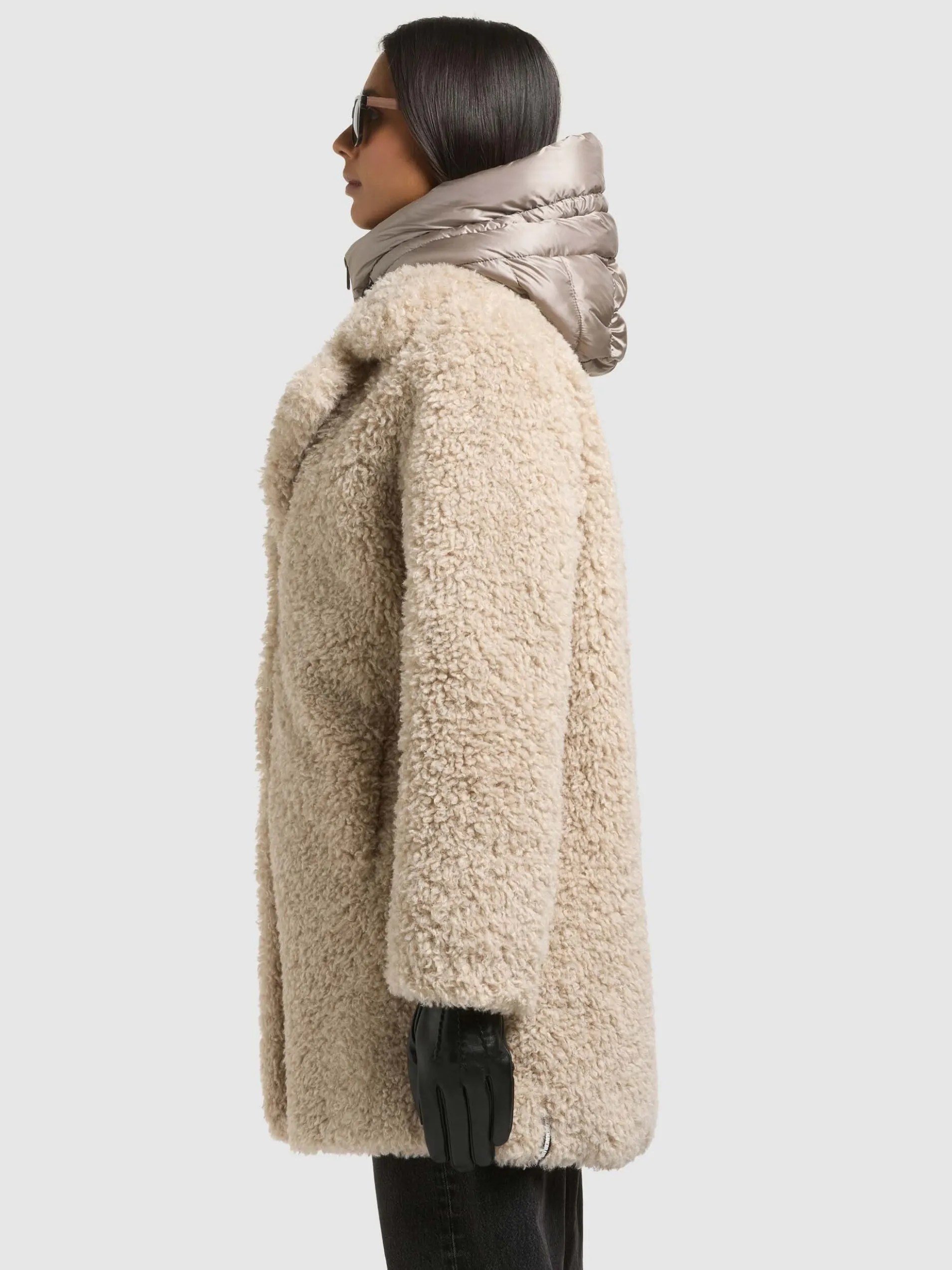 Jacke BRIANA - 2IN1 (Einsatz herausnehmbar) TAUPE