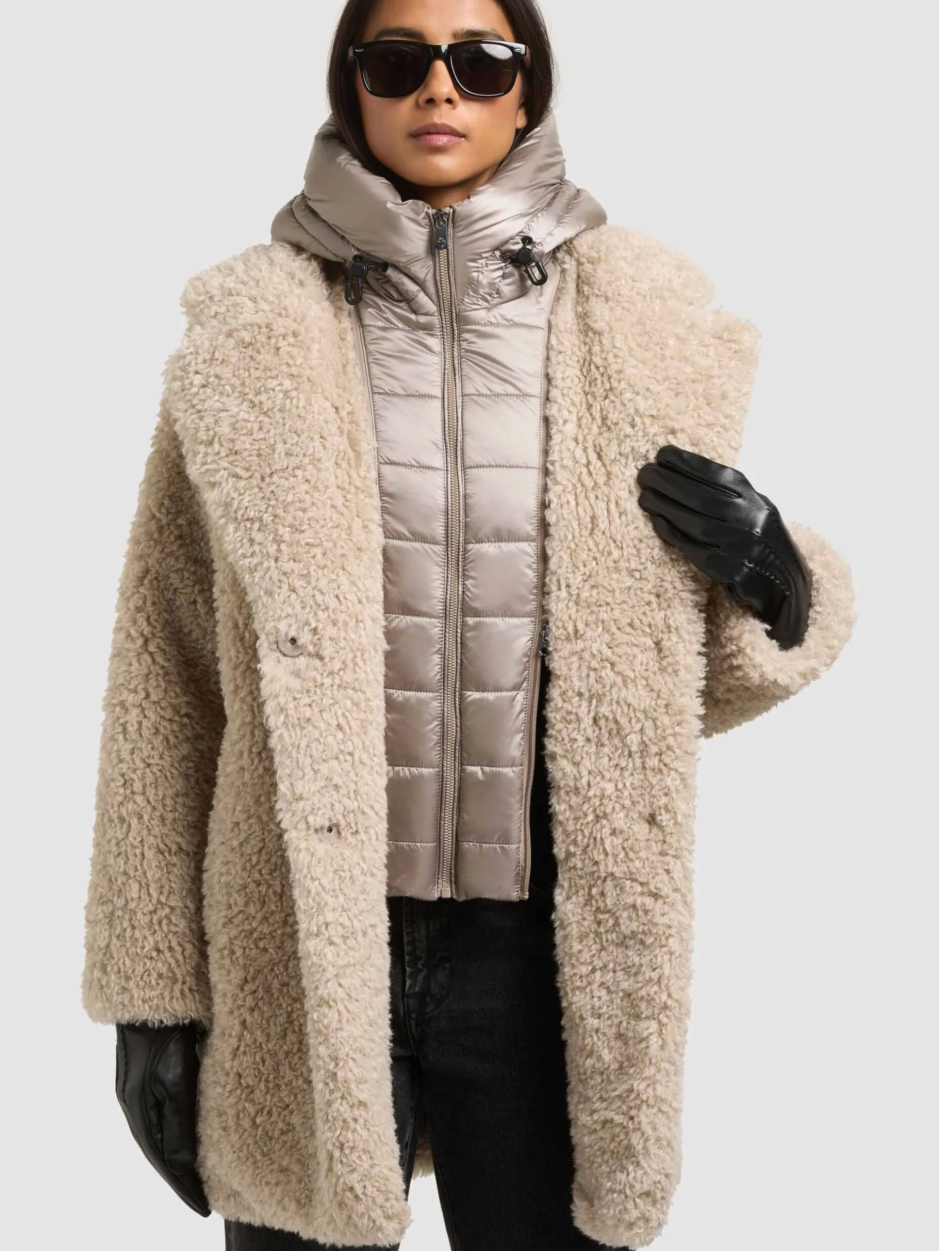 Jacke BRIANA - 2IN1 (Einsatz herausnehmbar) TAUPE