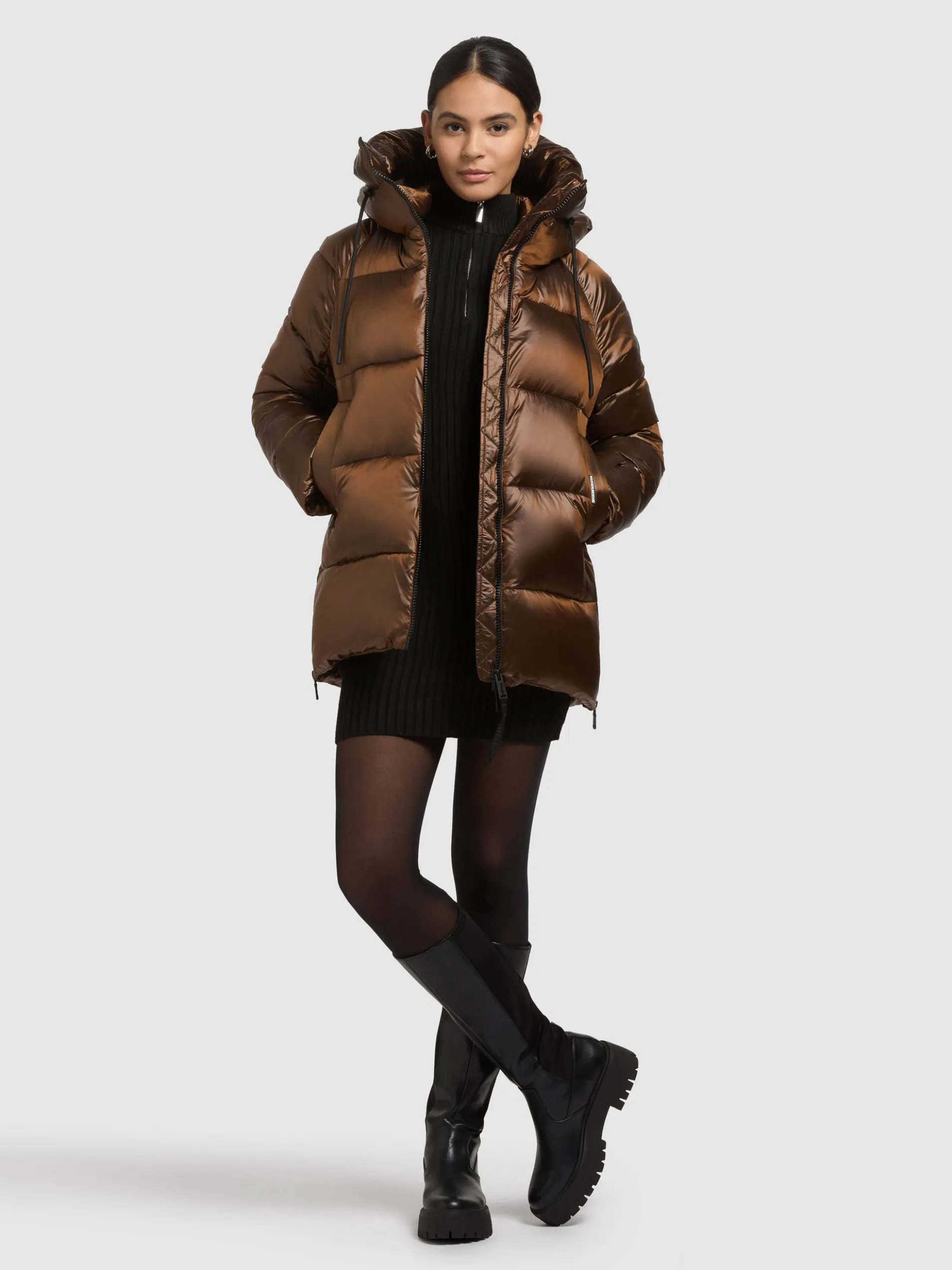 Jacke CARA COPPER BROWN
