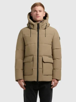 Jacke CASPAR LICHEN BEIGE
