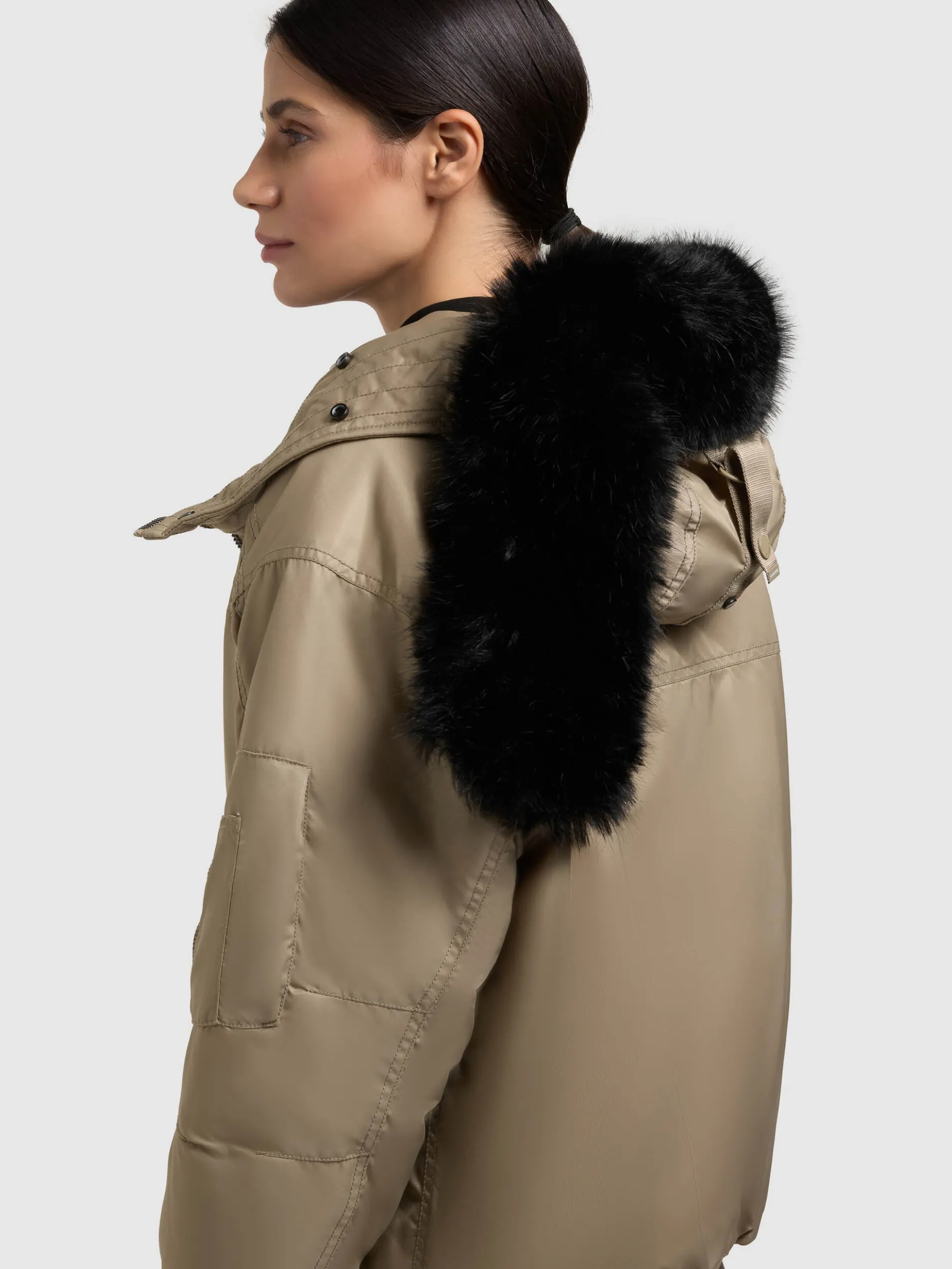 Jacke CELA BOMBER BEIGE