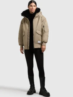 Jacke CELA BOMBER BEIGE
