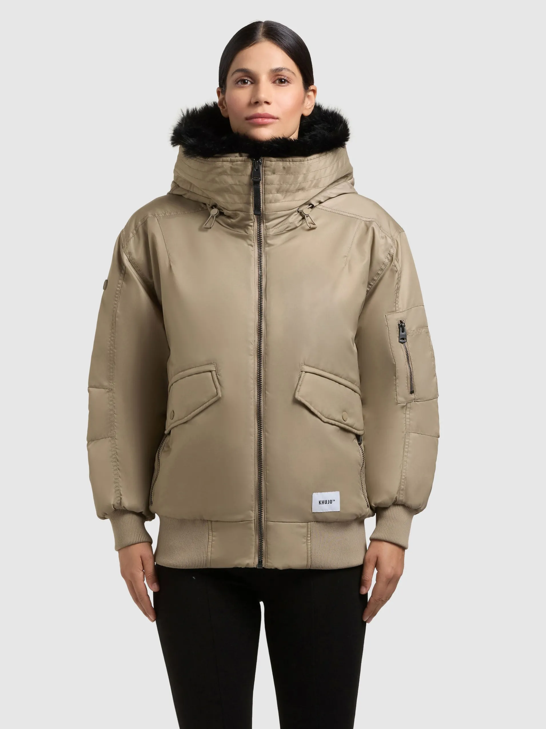 Jacke CELA BOMBER BEIGE