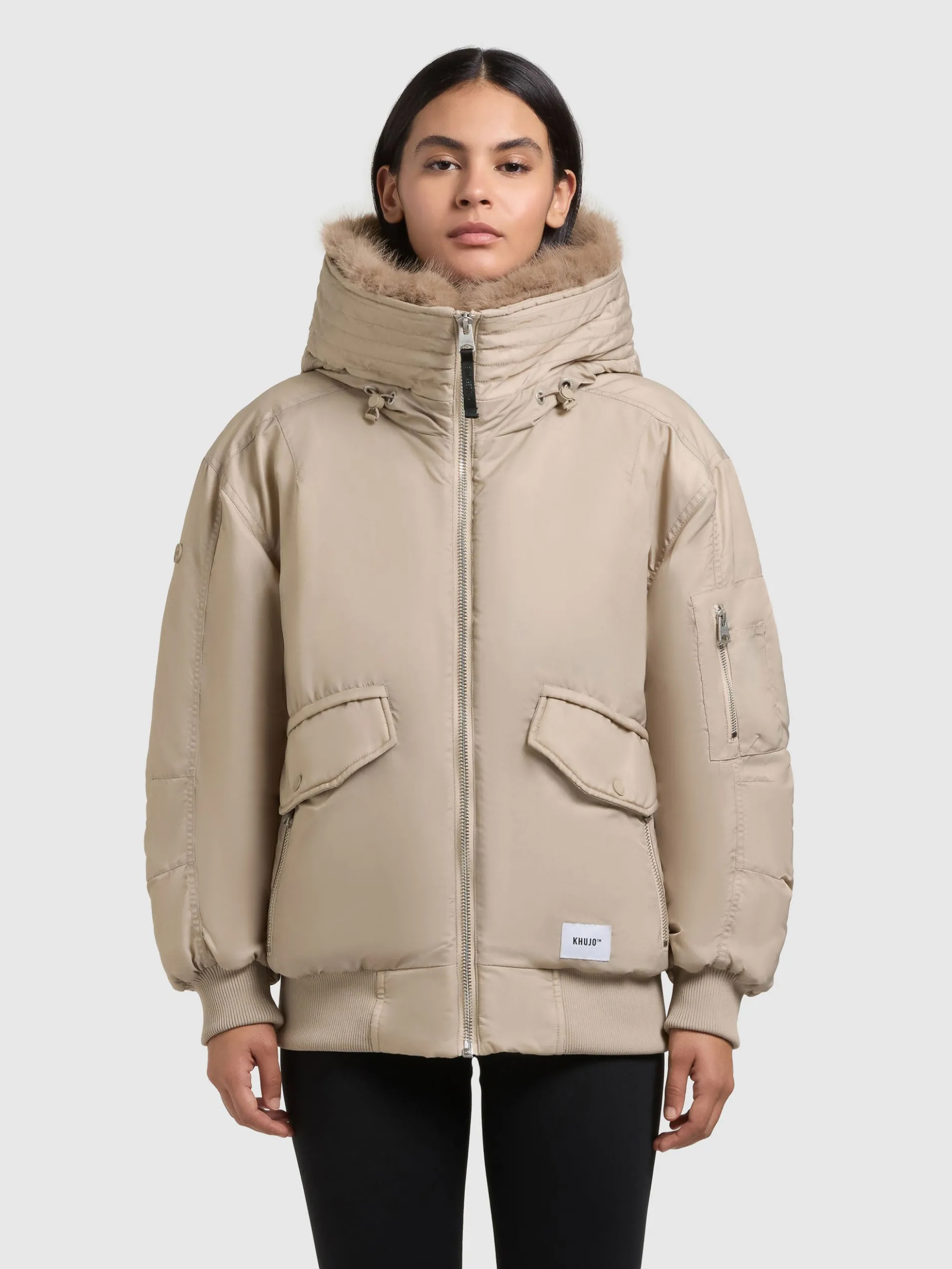 Jacke CELA LIGHT BEIGE