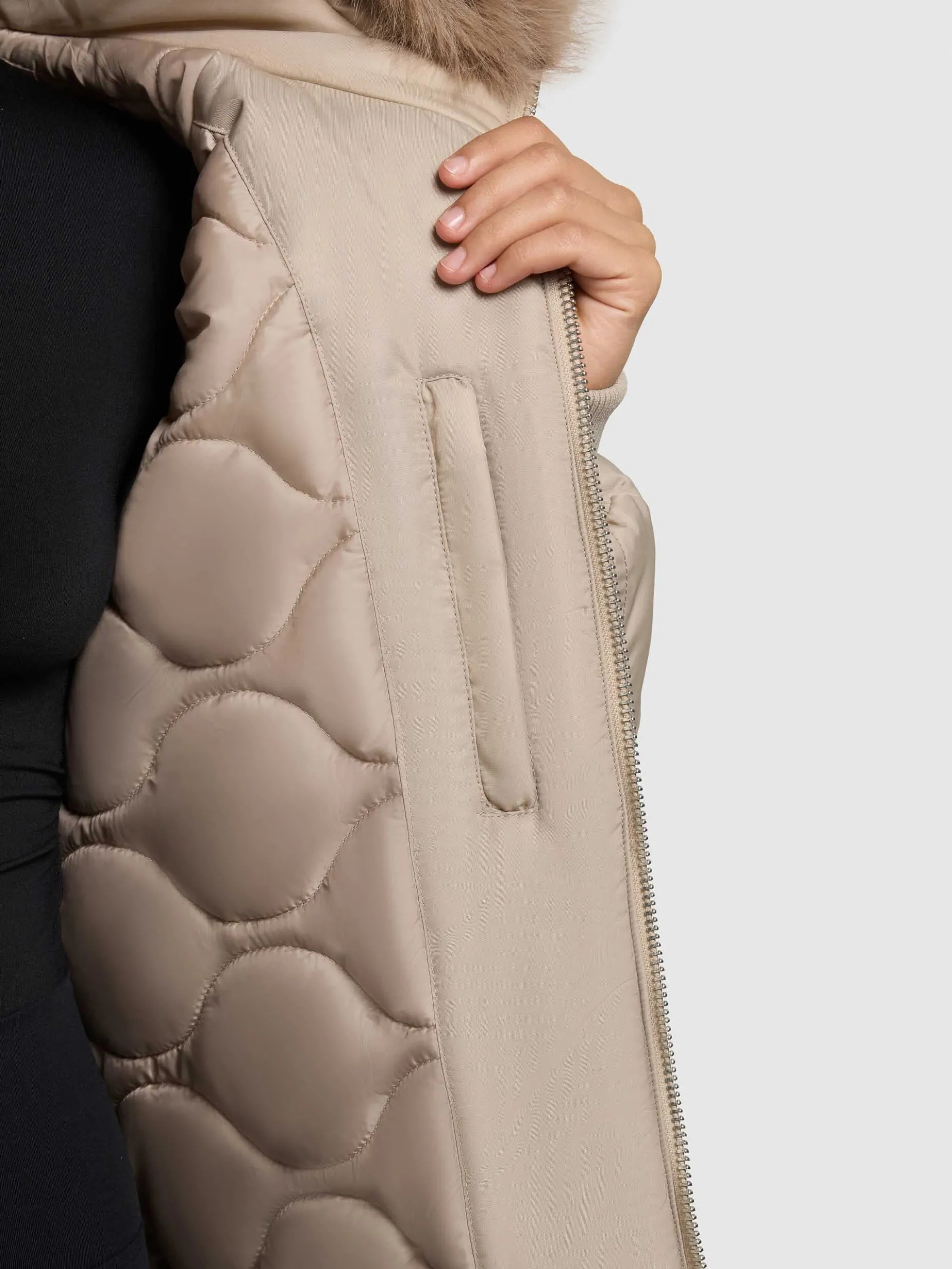 Jacke CELA LIGHT BEIGE
