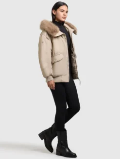 Jacke CELA LIGHT BEIGE