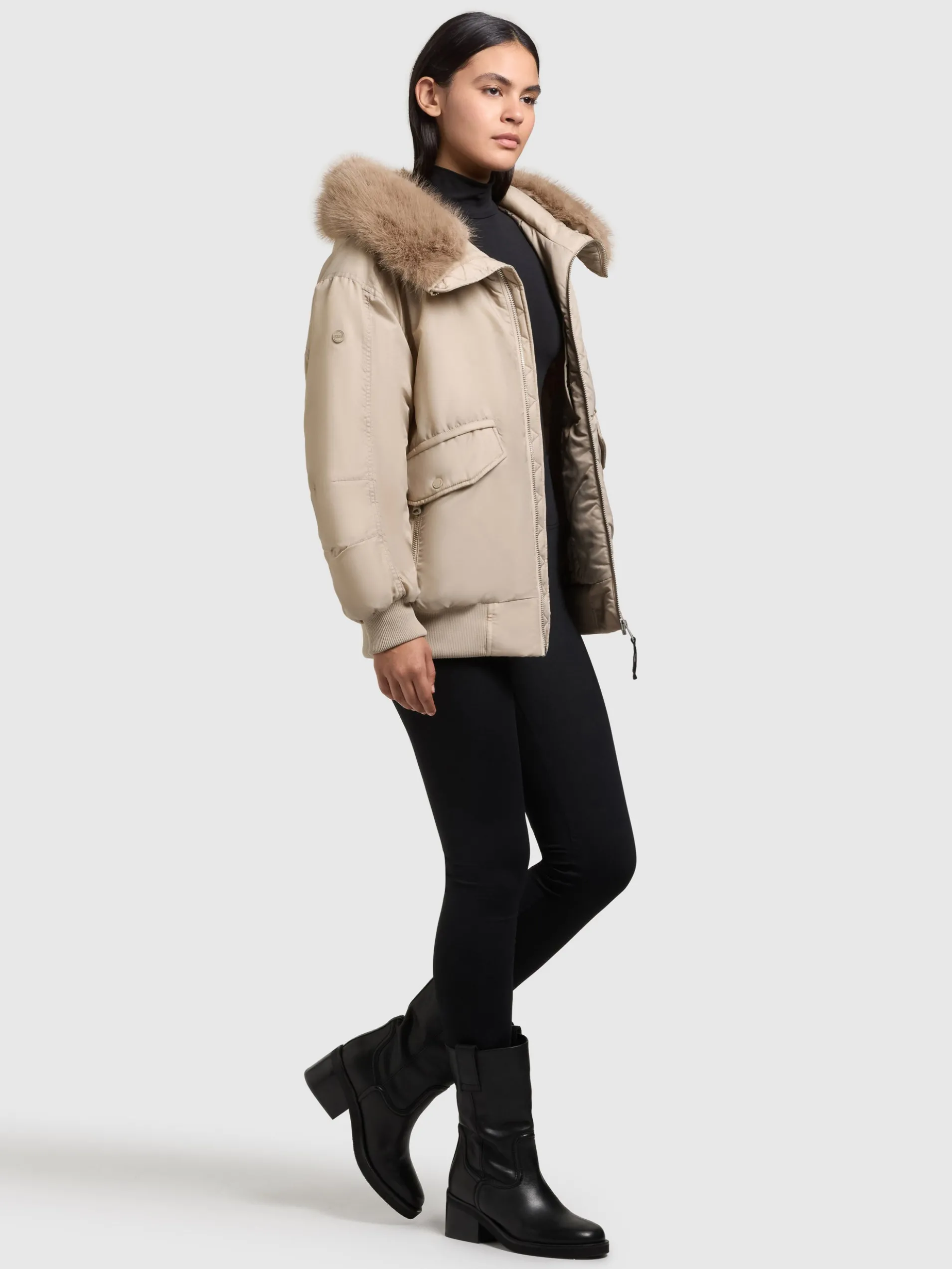 Jacke CELA LIGHT BEIGE
