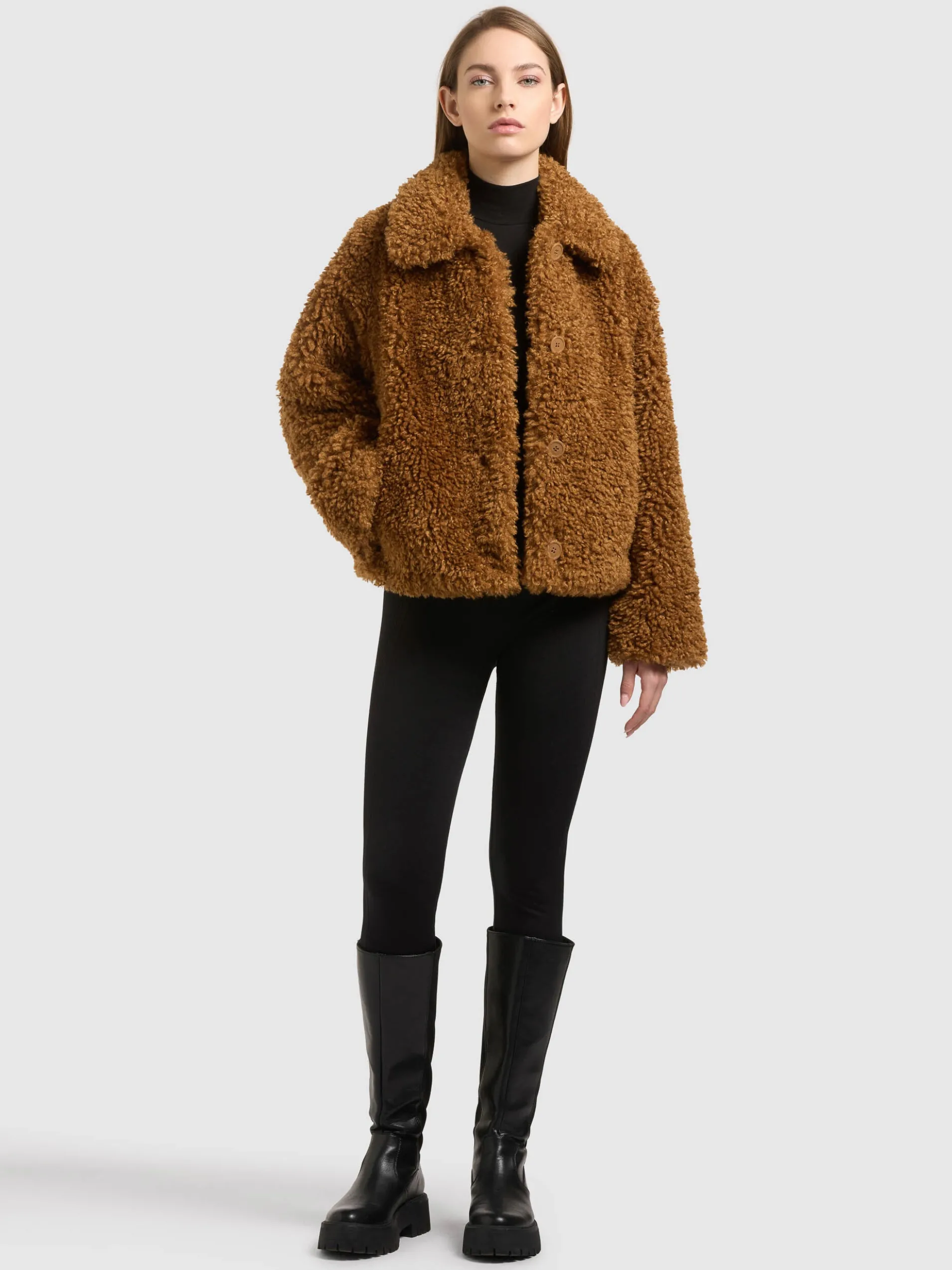 Jacke CHAYA RUST BROWN