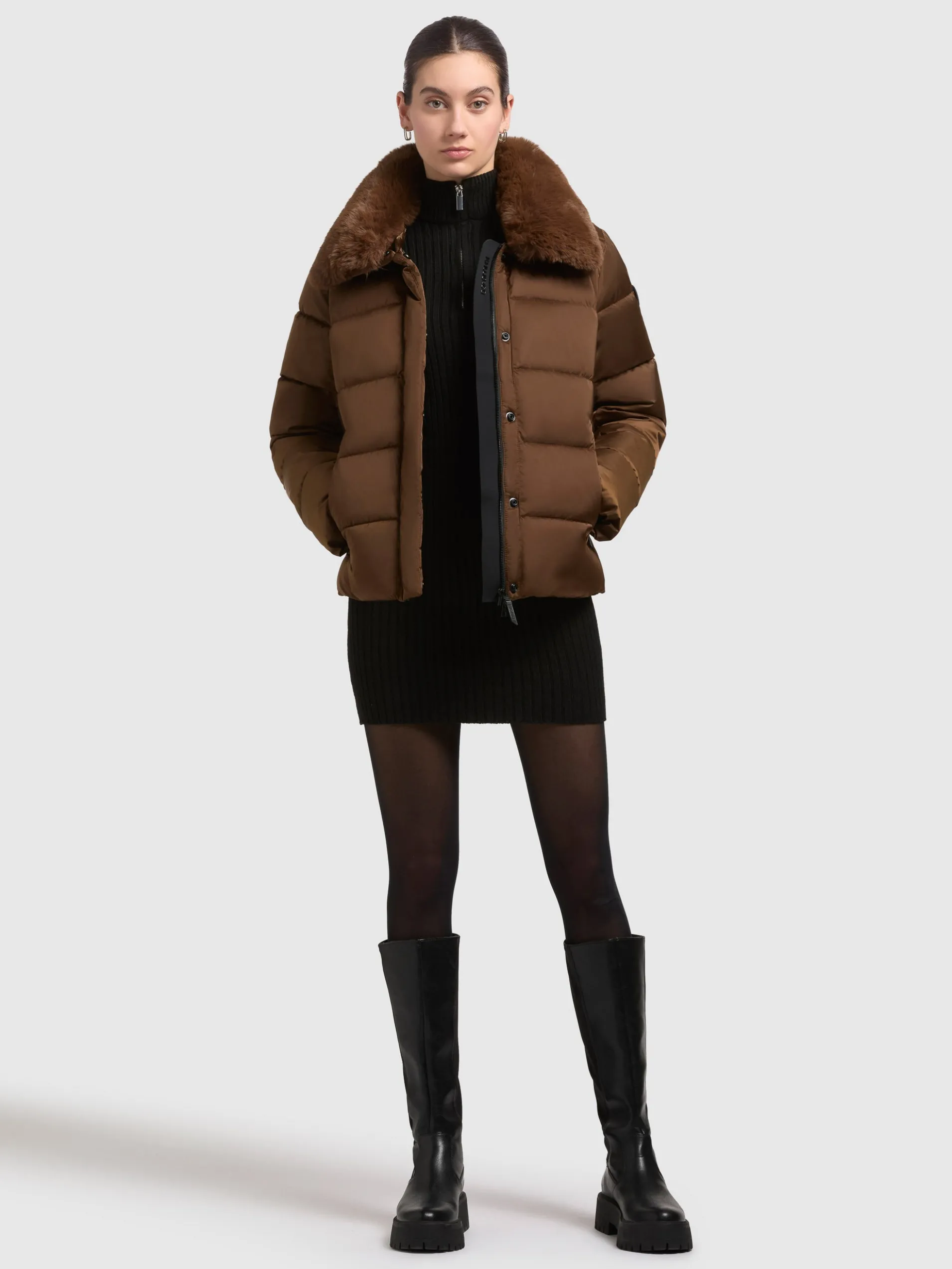 Jacke CLIA COPPER BROWN
