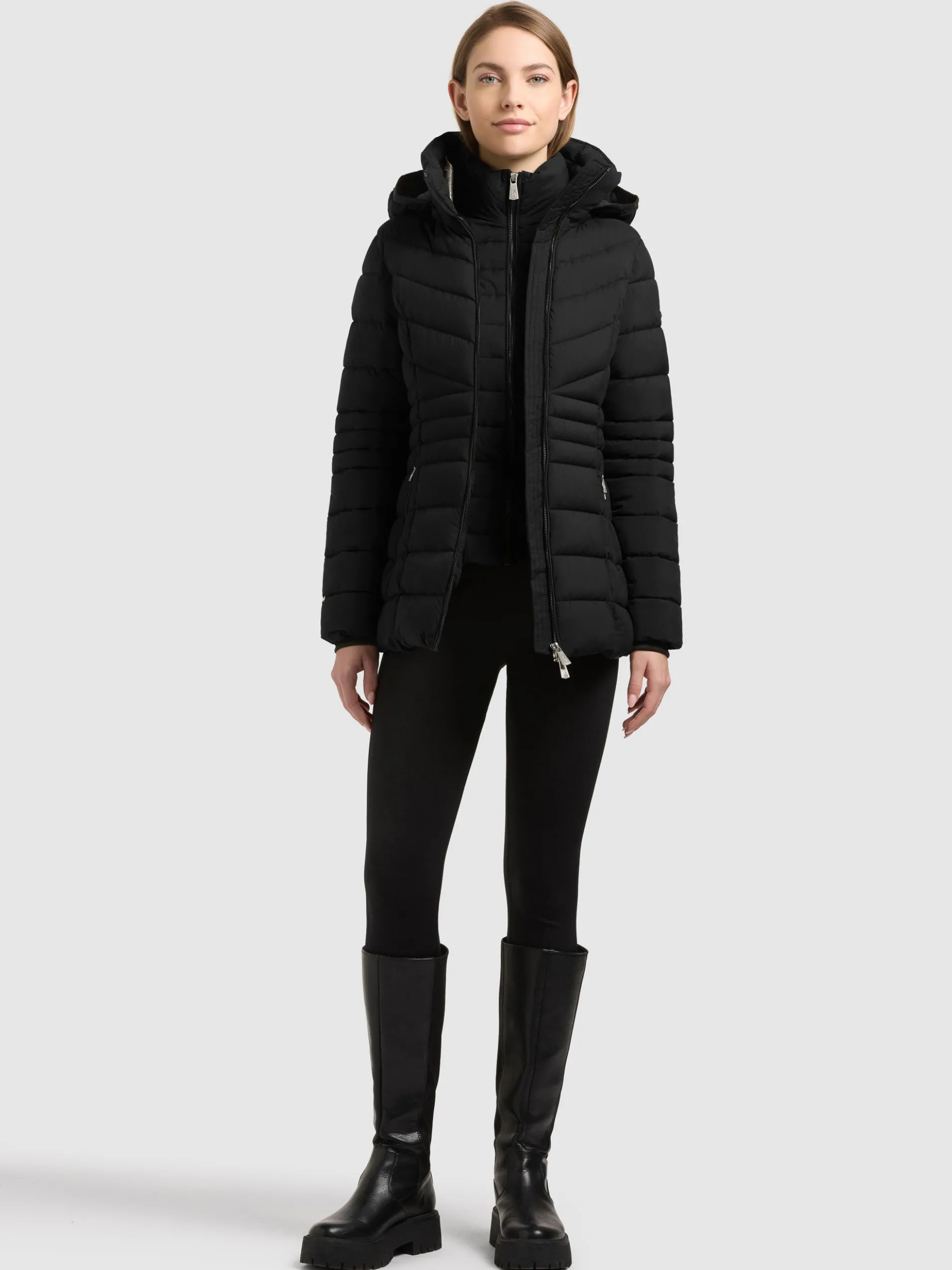 Jacke DALETT - 2IN1 BLACK