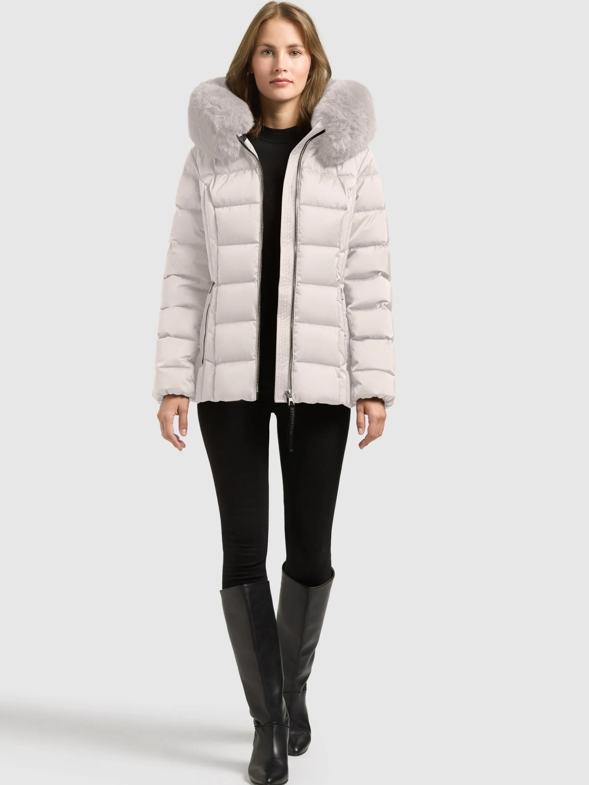 Jacke DANIDA. DOVE WHITE