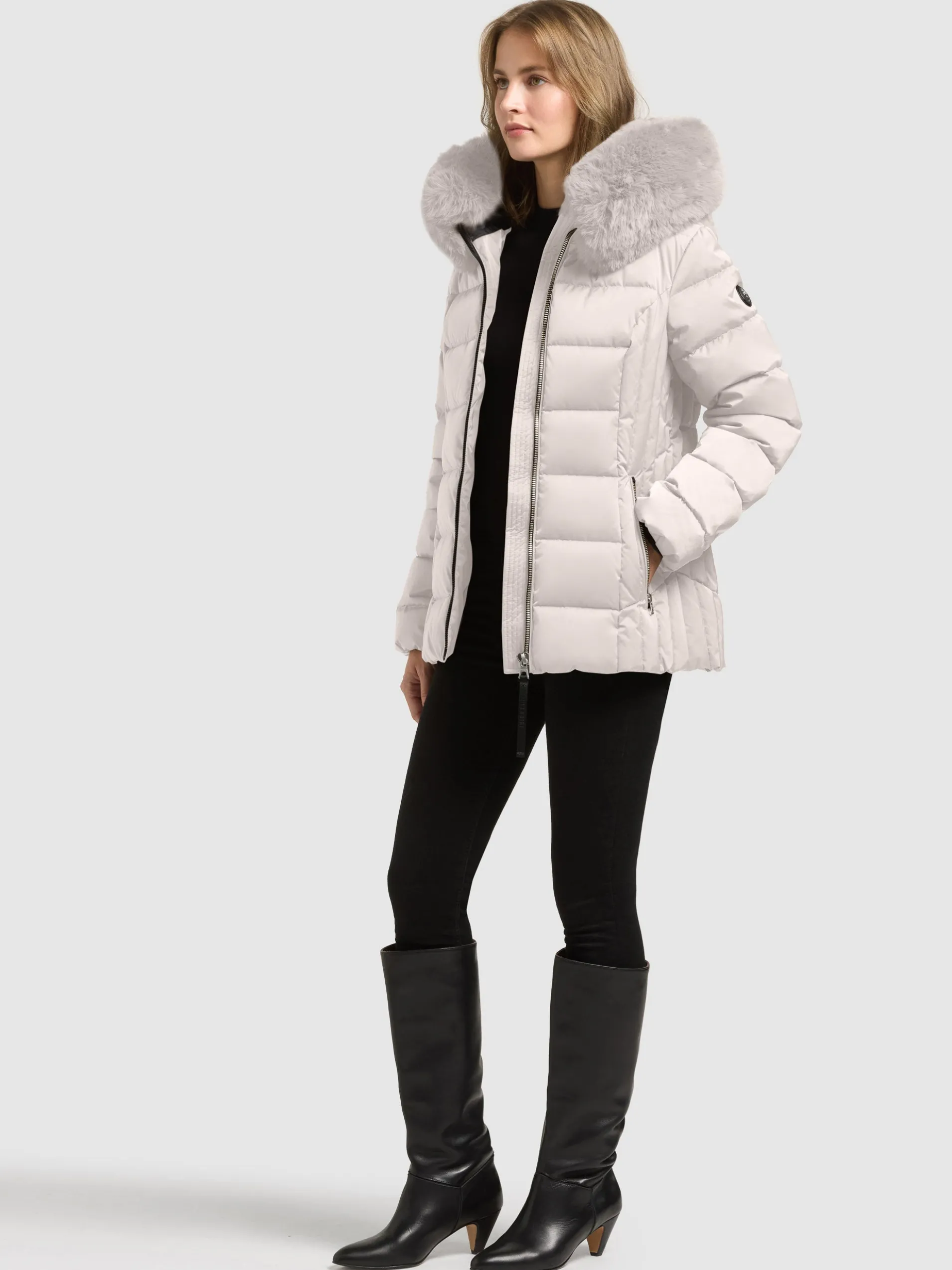 Jacke DANIDA. DOVE WHITE