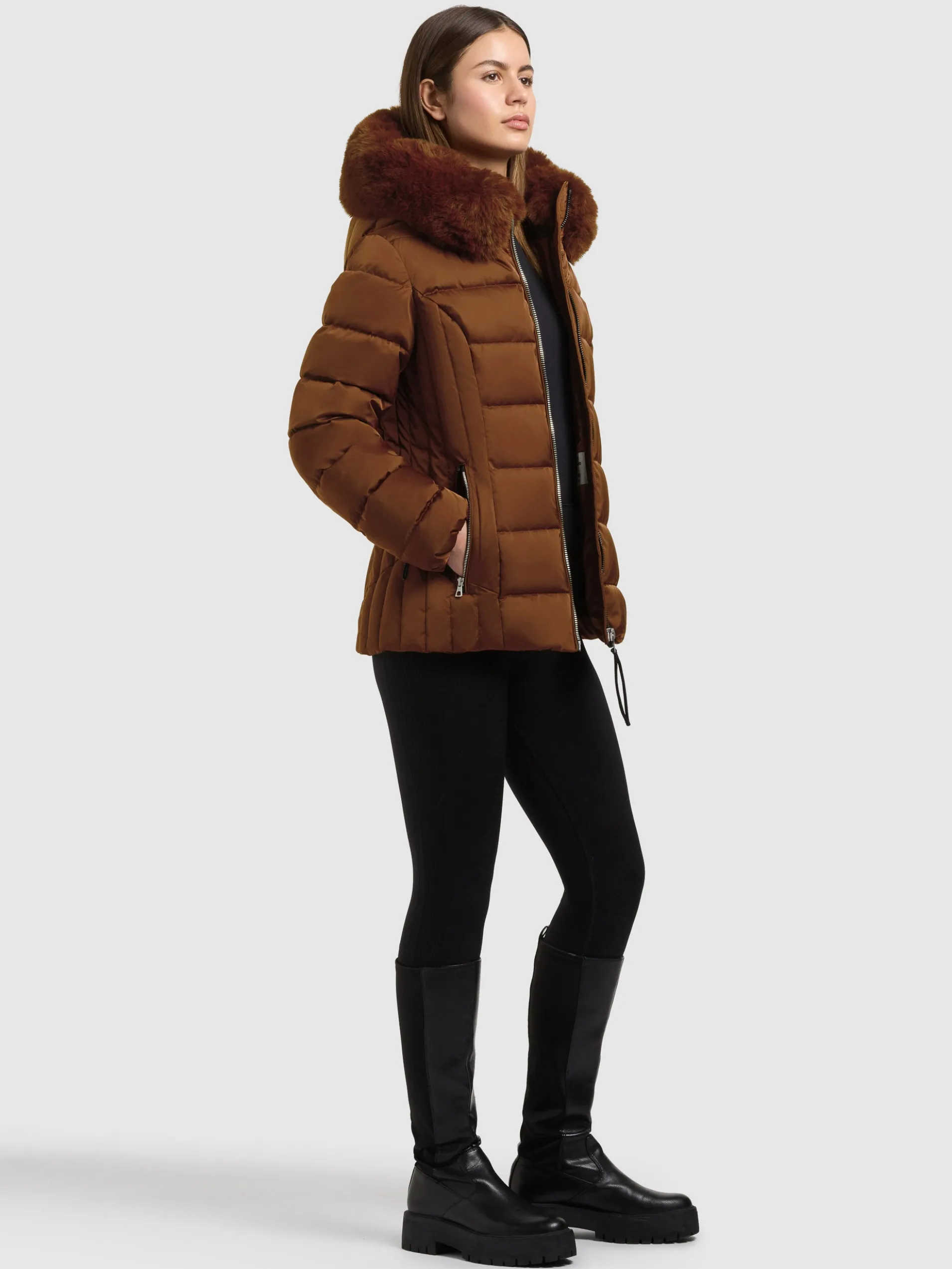 Jacke DANIDA. GINGERBREAD BROWN