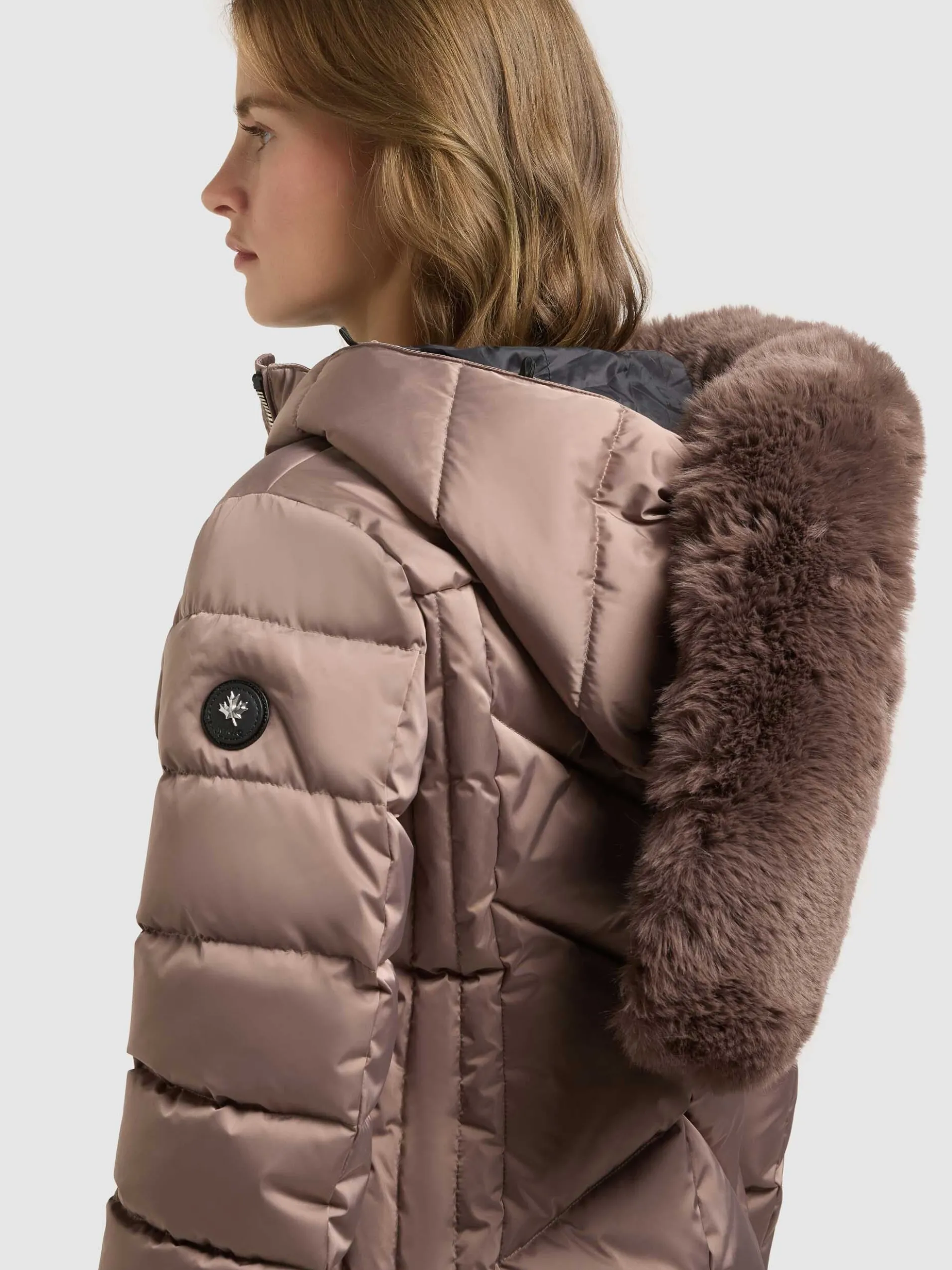 Jacke DANIDA. SATIN TAUPE