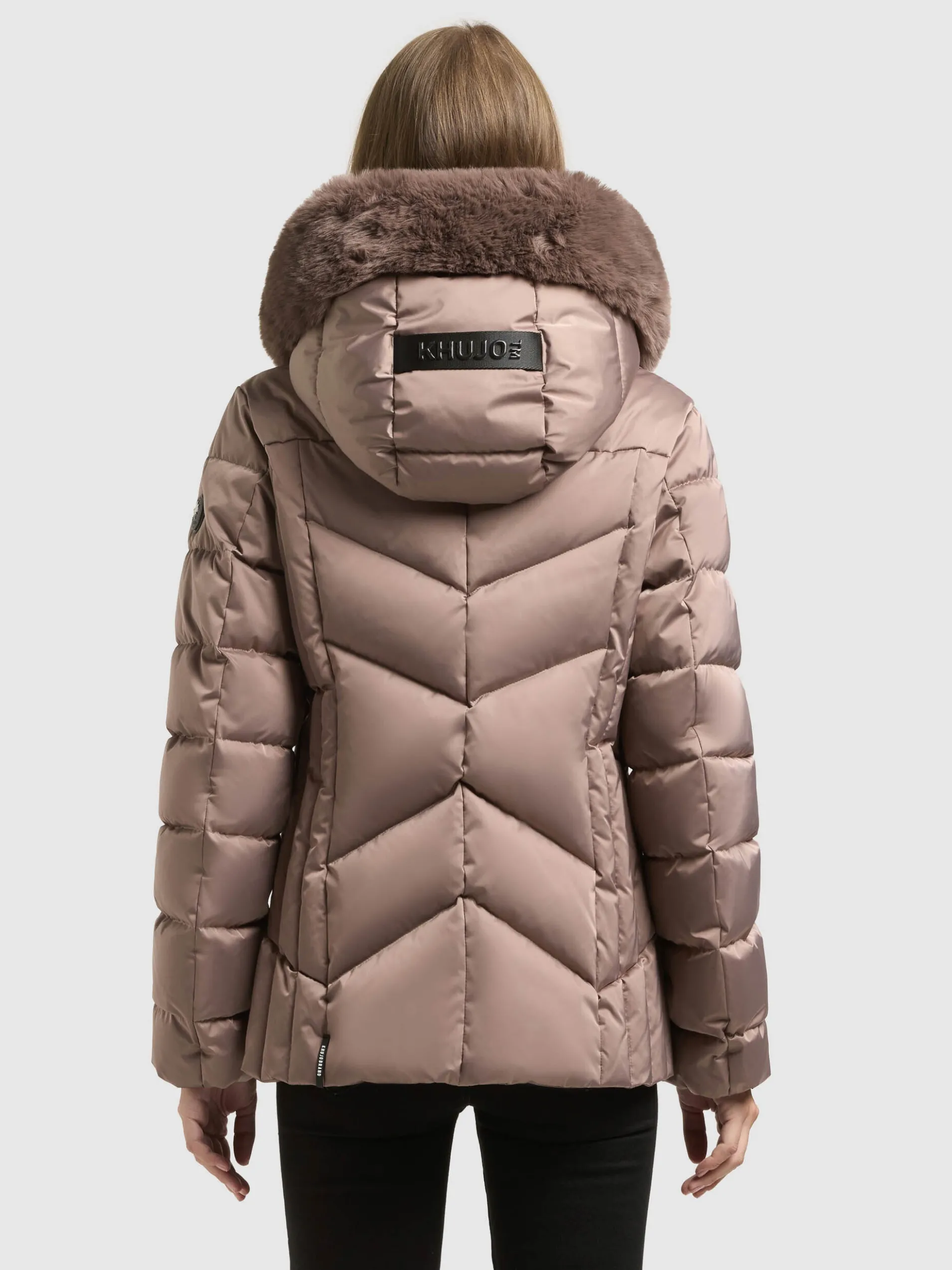 Jacke DANIDA. SATIN TAUPE