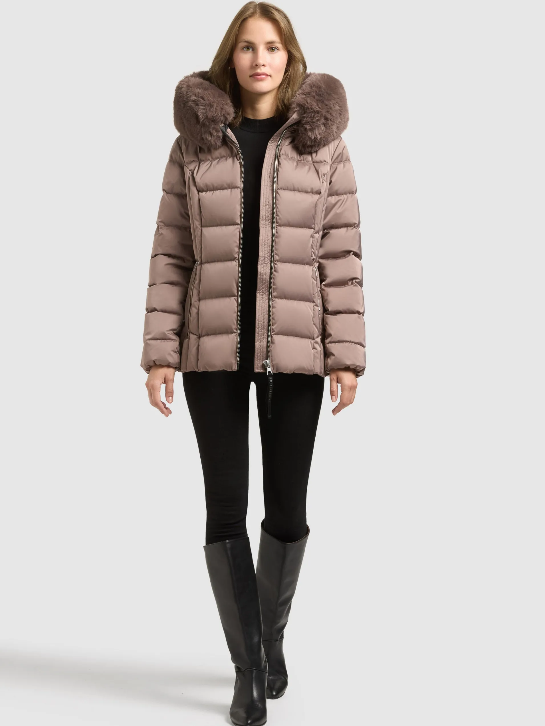 Jacke DANIDA. SATIN TAUPE