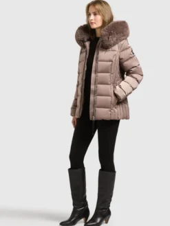 Jacke DANIDA. SATIN TAUPE