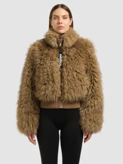 Jacke DANNEA LIGHT BROWN