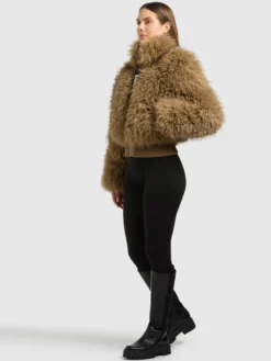 Jacke DANNEA LIGHT BROWN