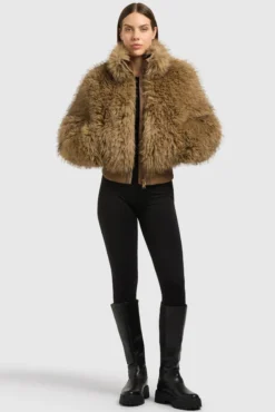 Jacke DANNEA LIGHT BROWN