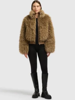 Jacke DANNEA LIGHT BROWN
