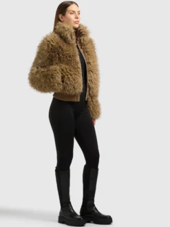Jacke DANNEA LIGHT BROWN