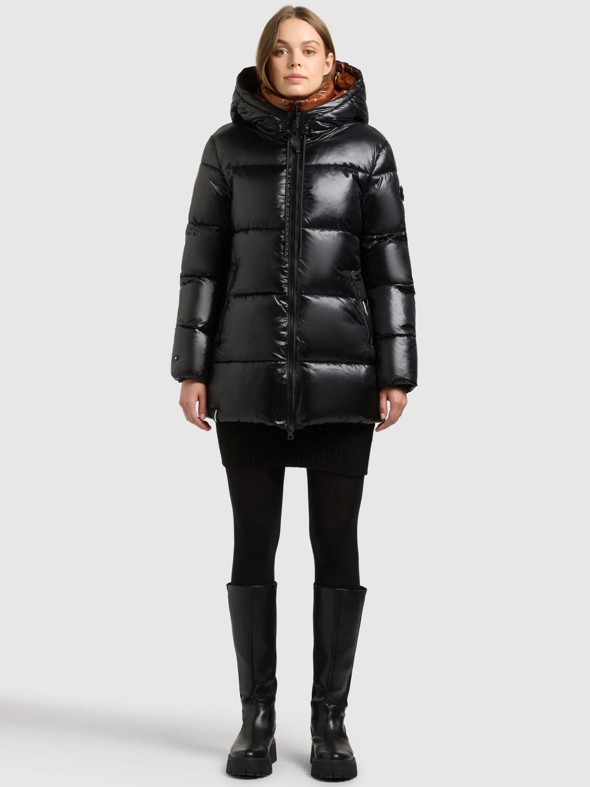 Jacke DASHA 2IN1 (Einsatz herausnehmbar) BLACK