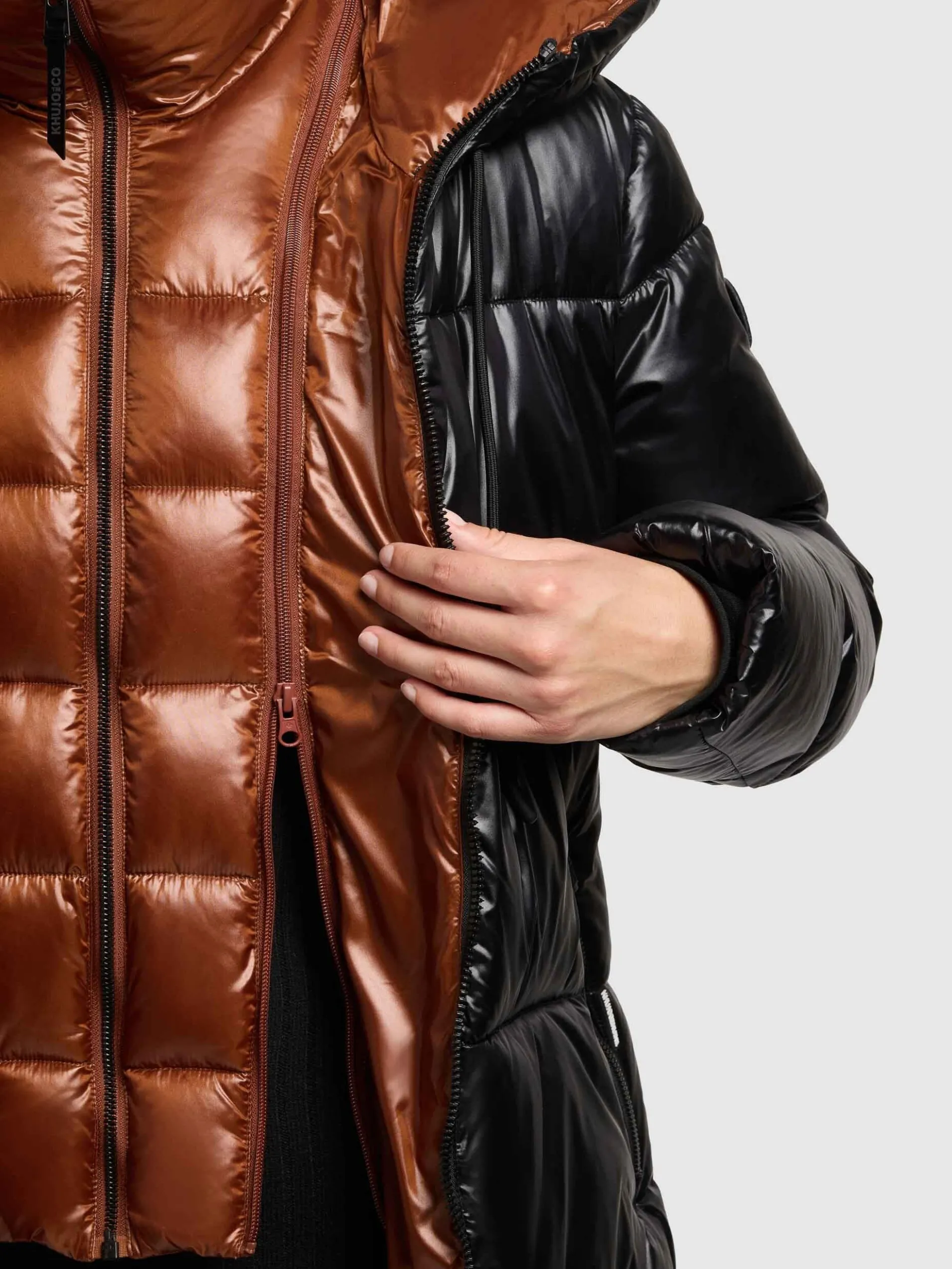 Jacke DASHA 2IN1 (Einsatz herausnehmbar) BLACK