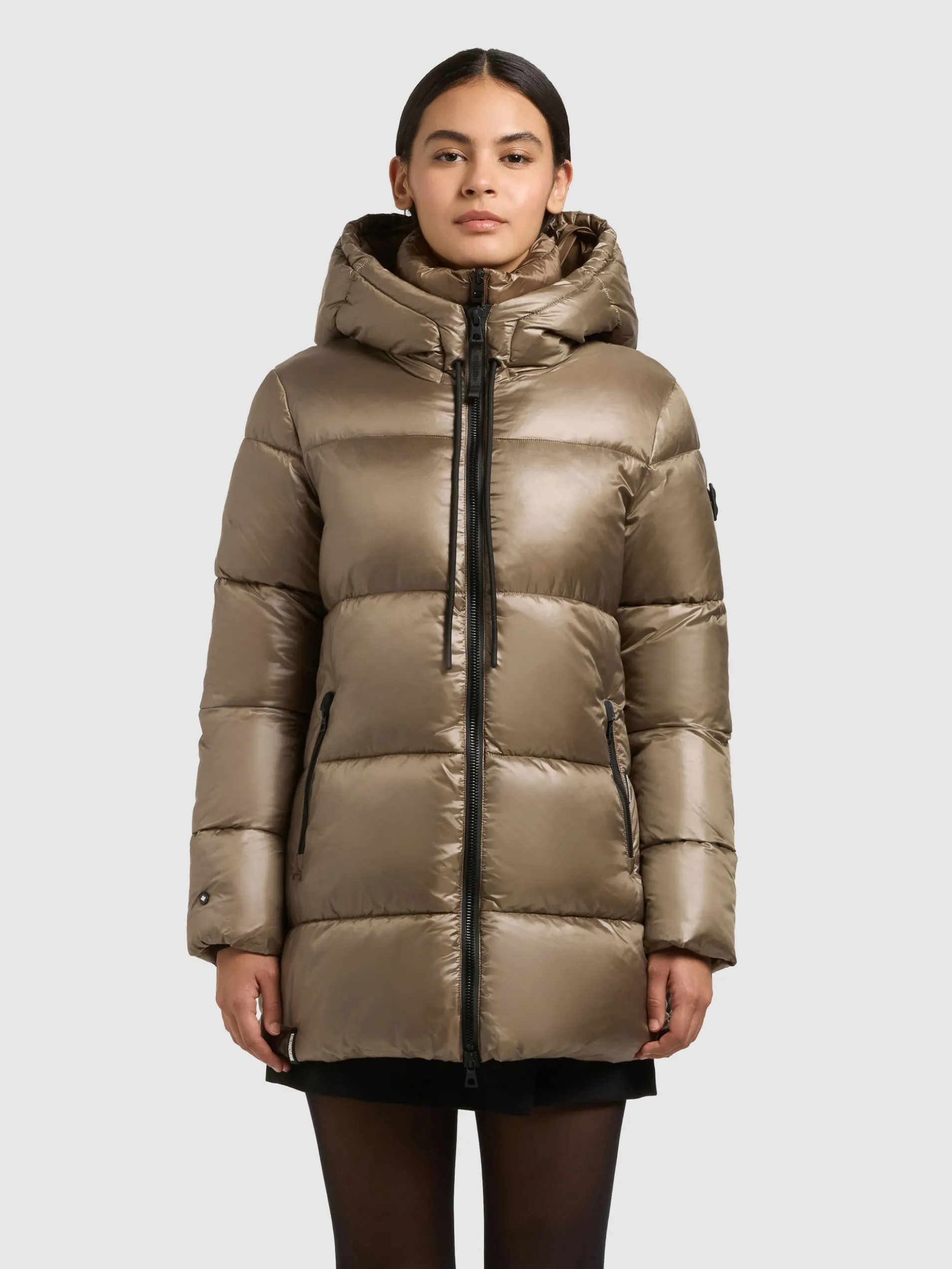Jacke DASHA 2IN1 (Einsatz herausnehmbar) CANE BROWN