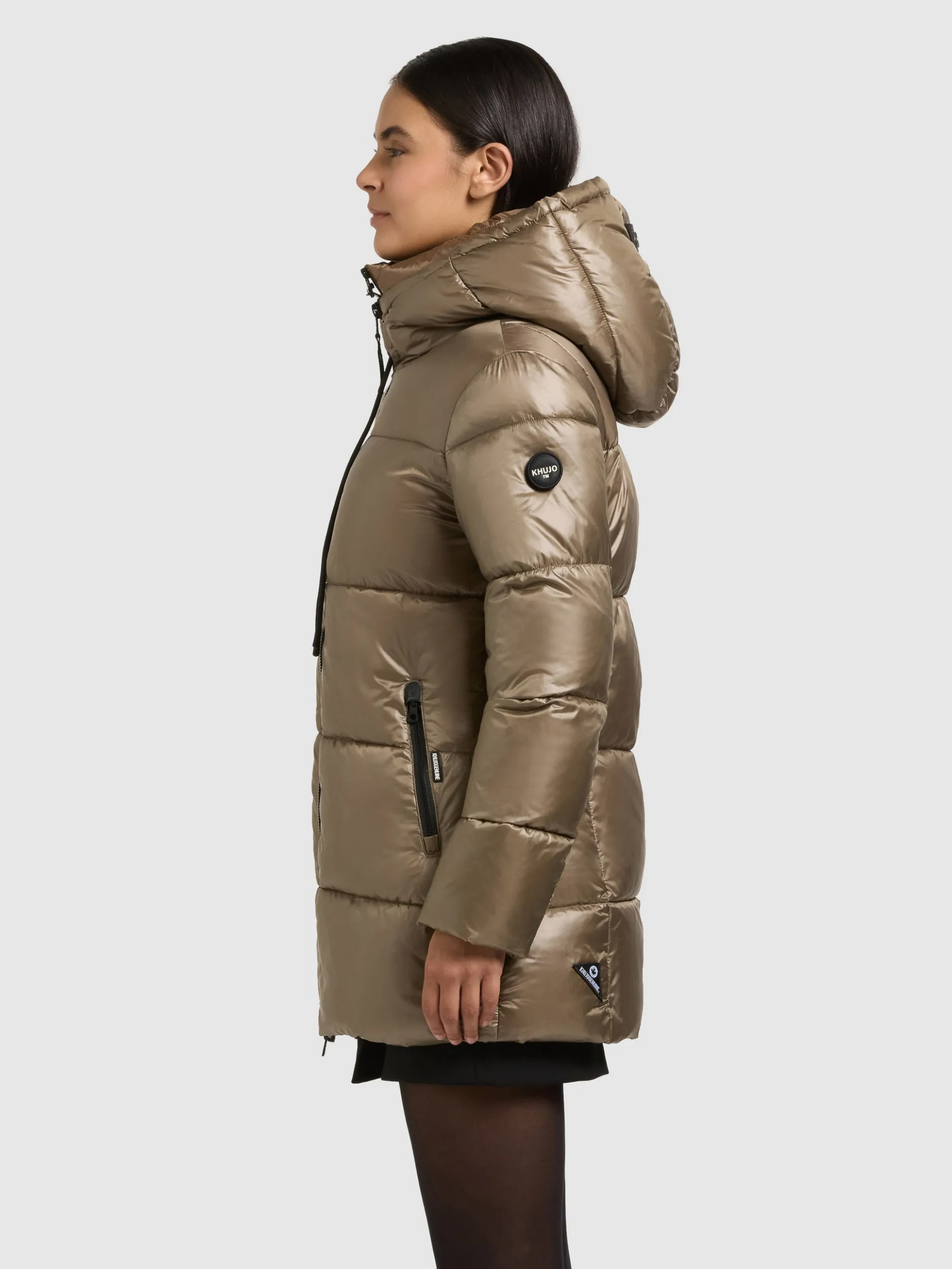 Jacke DASHA 2IN1 (Einsatz herausnehmbar) CANE BROWN