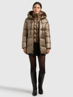 Jacke DASHA 2IN1 (Einsatz herausnehmbar) CANE BROWN