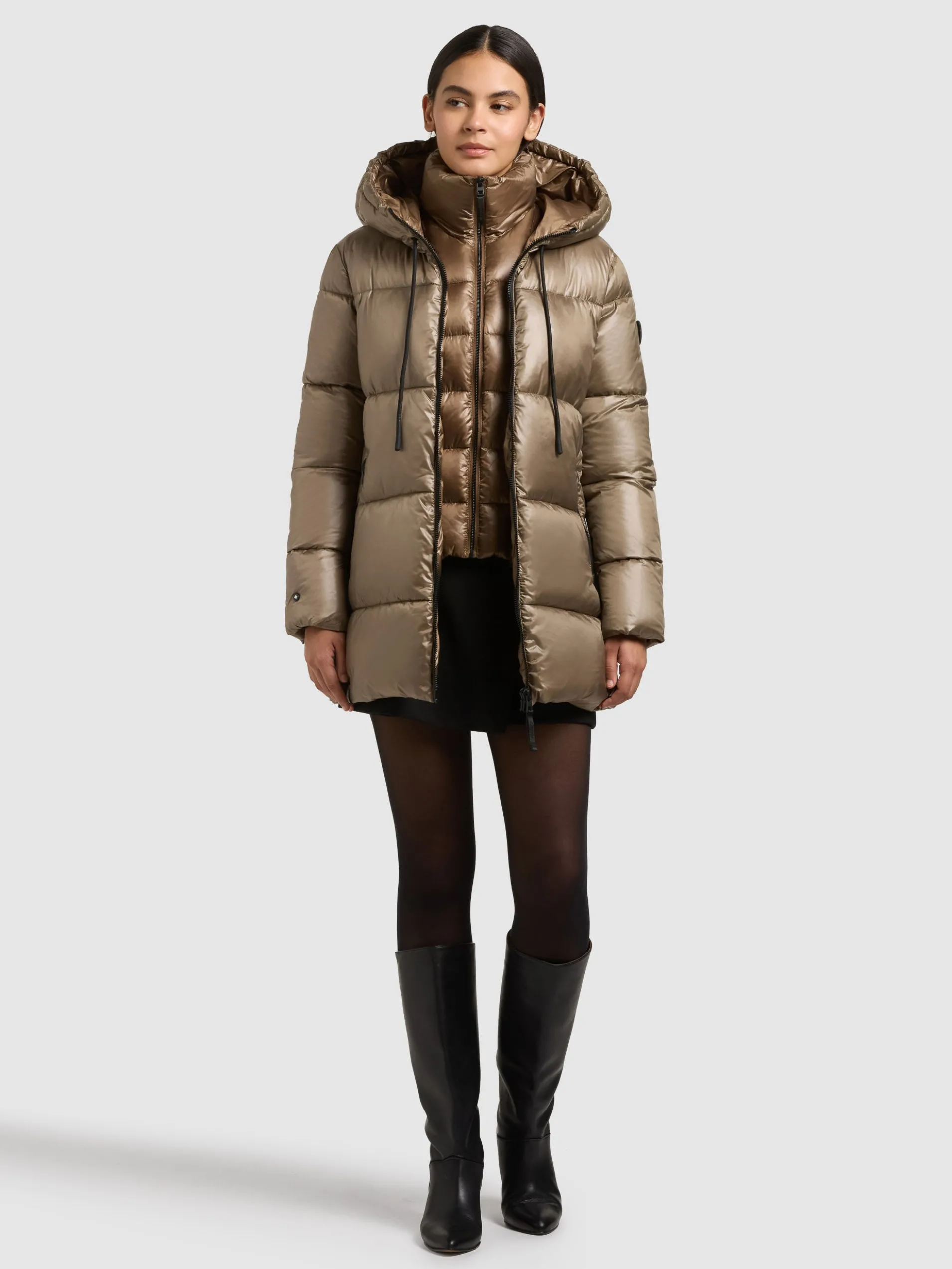 Jacke DASHA 2IN1 (Einsatz herausnehmbar) CANE BROWN