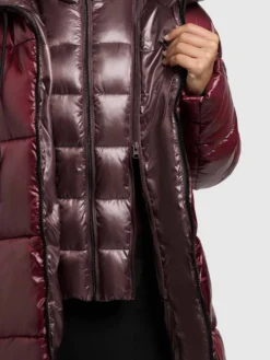 Jacke DASHA 2IN1 (Einsatz herausnehmbar) MAHAGONI RED