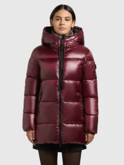 Jacke DASHA 2IN1 (Einsatz herausnehmbar) MAHAGONI RED