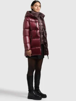 Jacke DASHA 2IN1 (Einsatz herausnehmbar) MAHAGONI RED
