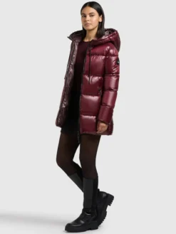 Jacke DASHA 2IN1 (Einsatz herausnehmbar) MAHAGONI RED