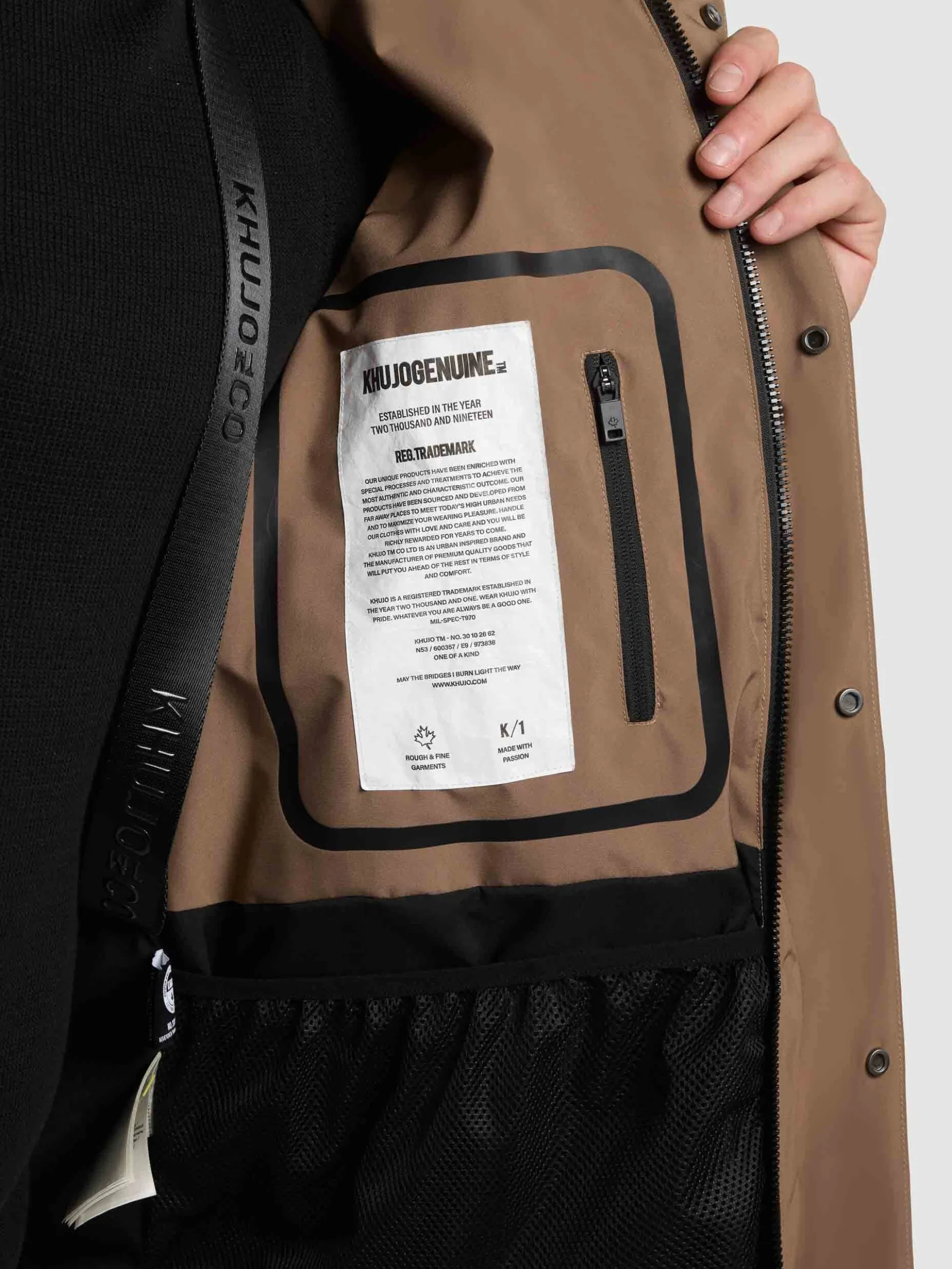 Jacke DAVE RUST BROWN