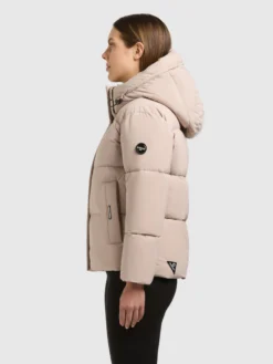 Jacke DEVINA3 MATT ALMOND BEIGE