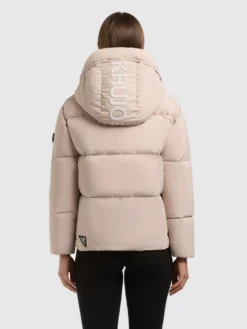 Jacke DEVINA3 MATT ALMOND BEIGE