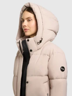 Jacke DEVINA3 MATT ALMOND BEIGE